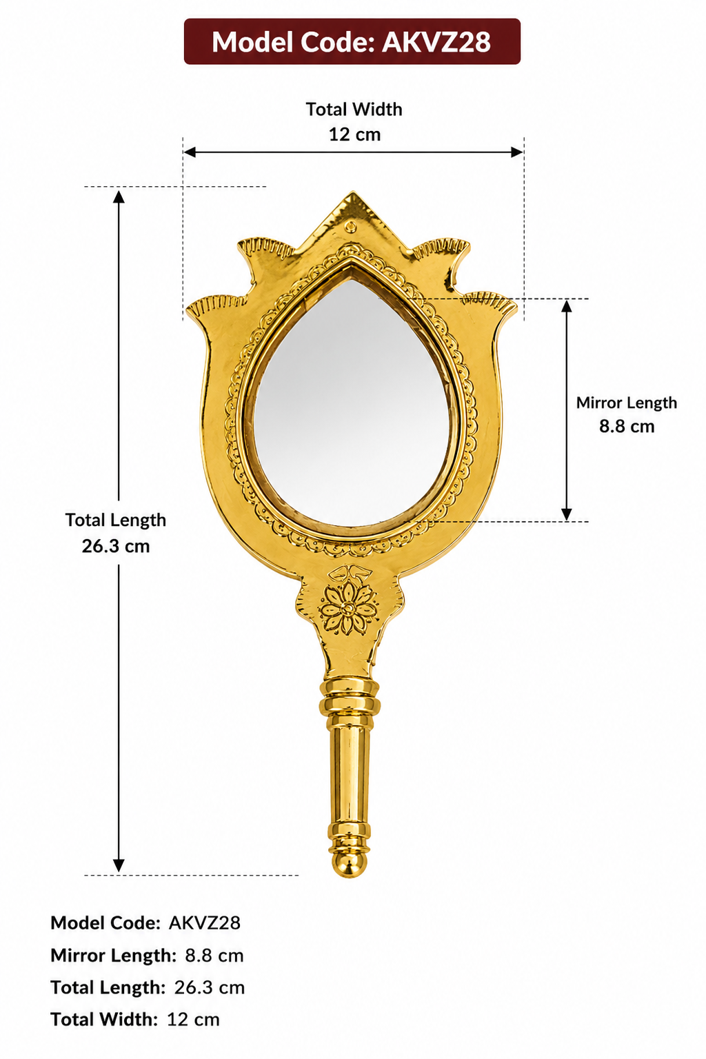 Aranmula Mirror AKVZ28